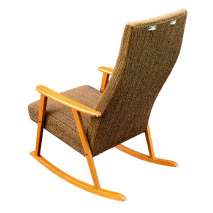 Swedish Modern Rocking Chair designed by Borje Johanson for Markaryd
