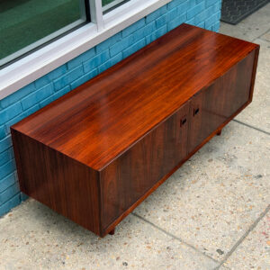 Mid-Size Sideboard | Media Cabinet in Danish Modern Rosewood #2