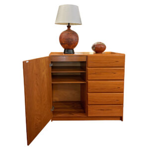 Danish Modern Teak Storage | Gentleman’s Chest | Dresser