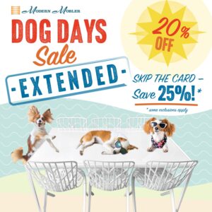 Dog-Days-of-Summer Weekend Sale — Through Sunday, Aug 23rd: Take 20% to 25% OFF!