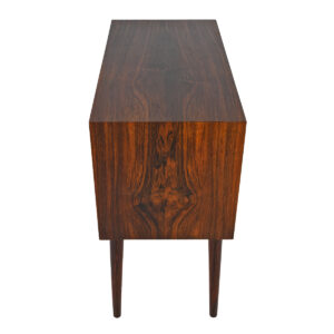Diminutive Danish Rosewood 3-Drawer Hallway Chest | Compact Dresser