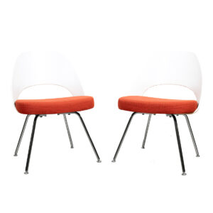 Pair, Saarinen Executive Side Chairs by Knoll