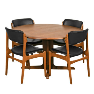 Dining Side Chairs by Erik Buch – Set of 8 in Danish Modern Teak