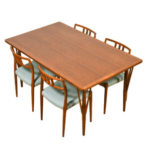 Johannes Hansen | Hans Wegner Rare Model JH-561 Danish Teak Expanding Dining Table | Desk