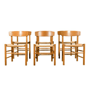 Borge Mogensen Set of 6 Danish Modern Dining Chairs by FDB