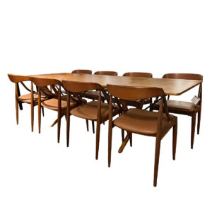 Johannes Andersen Model 16 Danish Teak Dining Chairs for Uldum Mobelfabrik