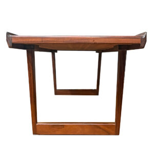 Peter Lovig Nielsen Danish Teak Raised Lip Edge Rectangular Coffee Table | Bench